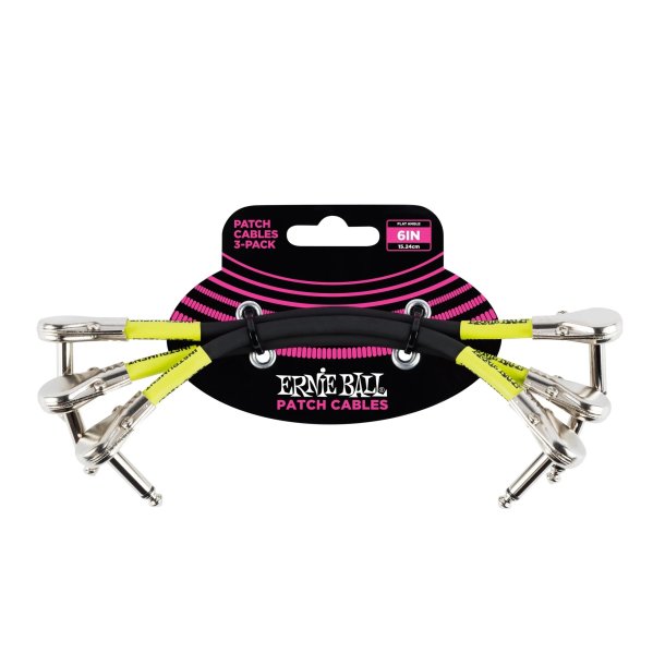 Ernie Ball EB-6059 patchkabler (3 stk.)